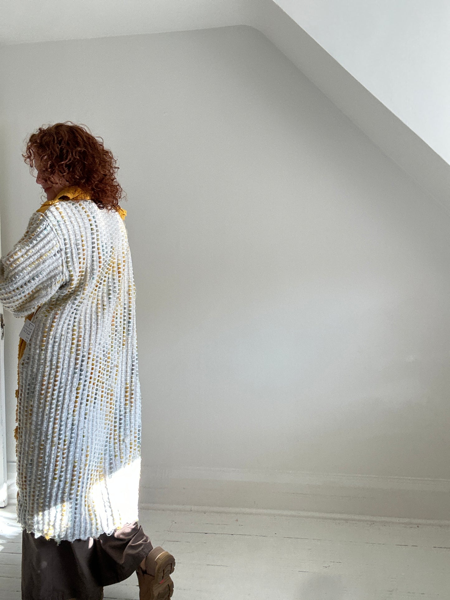 Vivianne Duster with Upcycled Chenille & Throw Blanket Size XL/2X #CVDCHX2X101