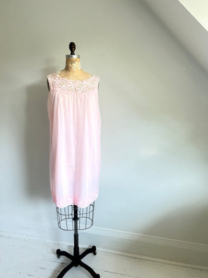 Vintage Baby Doll in Powder Pink Size L #VIN