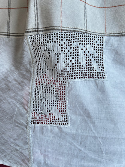 Reworked “Tuxedo Workwear” Buttondown Shirt with Handstitching 2X #TB23X8