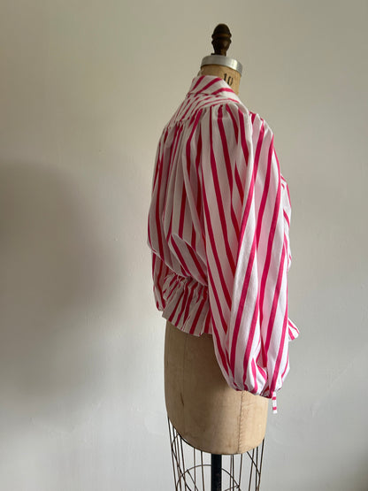 Jorgen Blouse - One of a Kind Upcycled Buttondown Size L/XL #JORLXL19