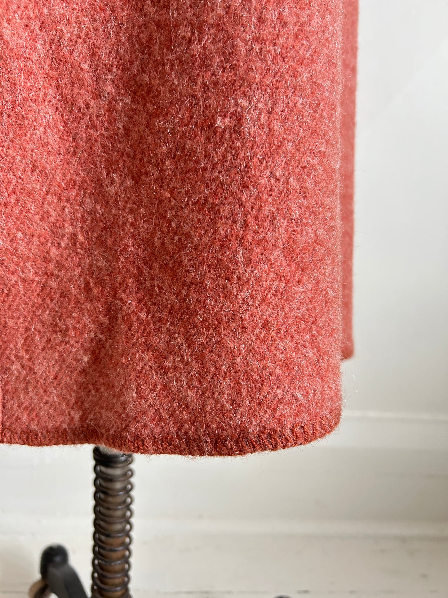 Vivianne Duster with Upcycled Vintage Kenwood Wool Blanket Size S/M #CVDWSM59