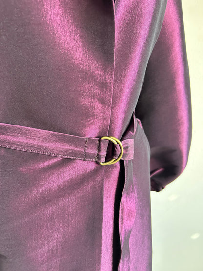 Edit Trench with Lightweight Tafetta Orchid Sizes XS-3X #CTEOR