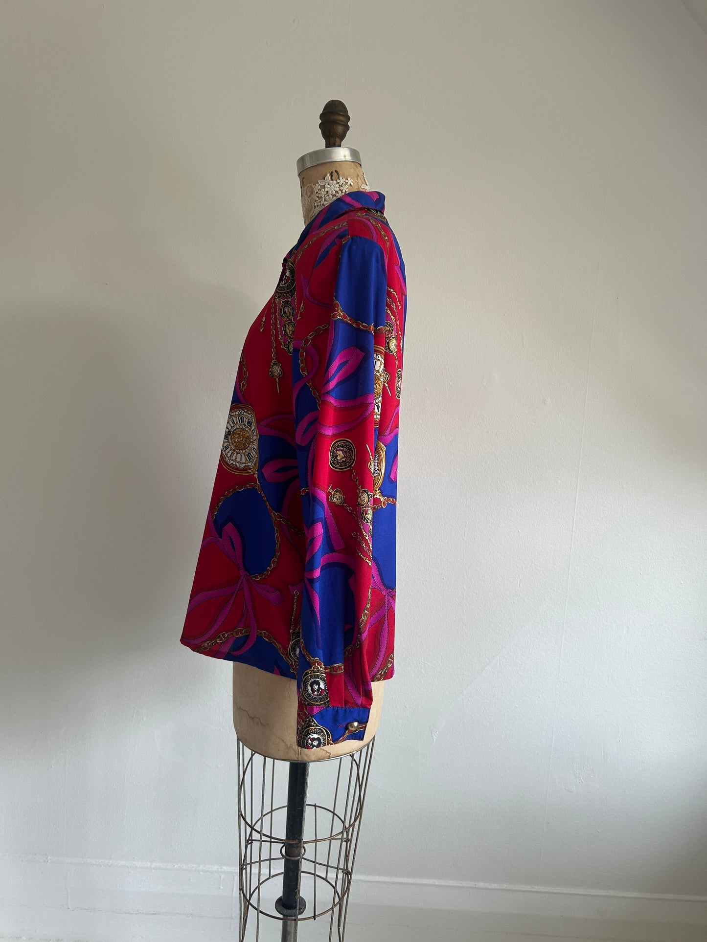 Vintage Braemar by Jeremy Scott Blouse Size L/XL #VIN11
