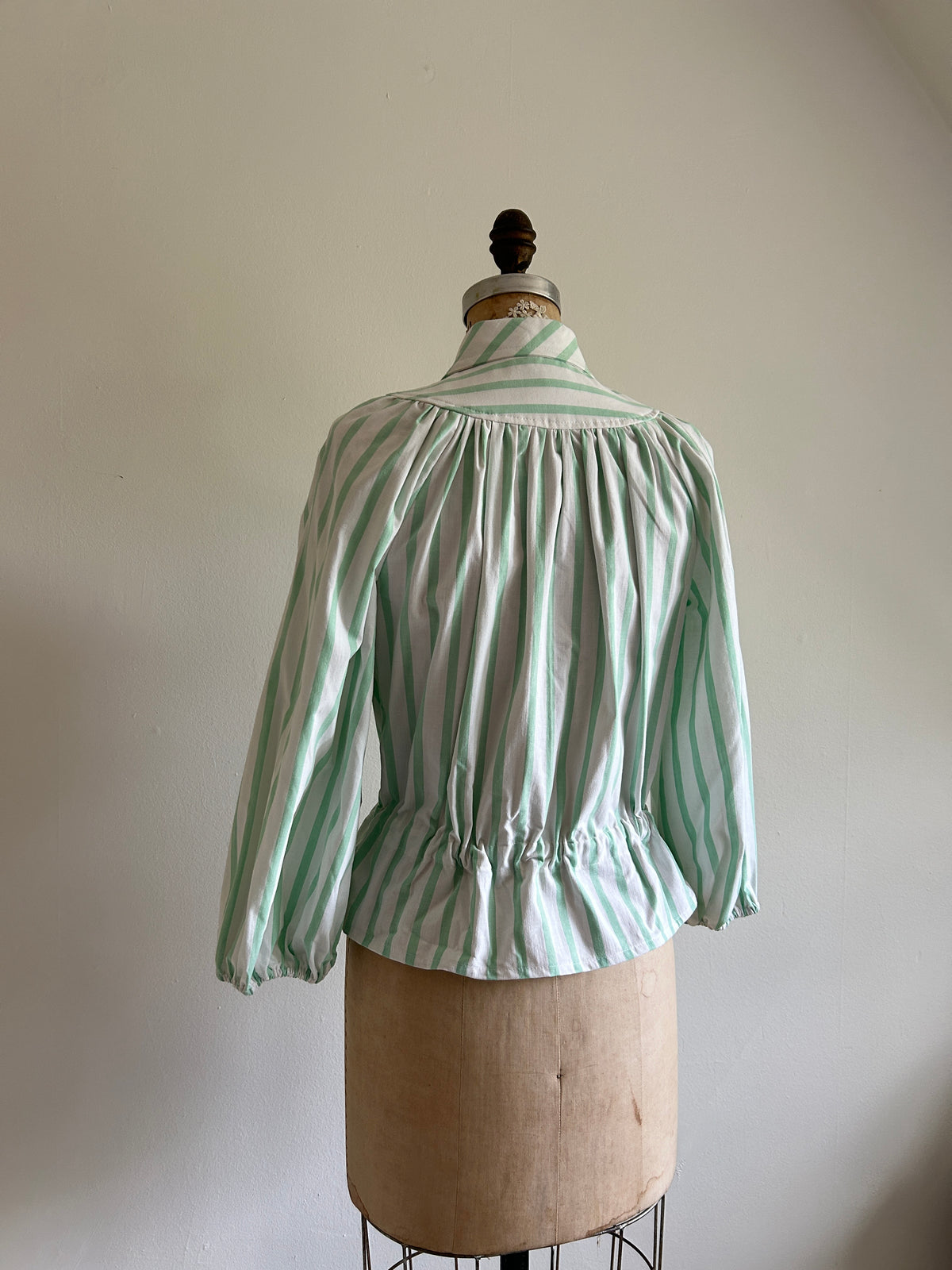 Jorgen Blouse - One of a Kind Upcycled Cotton Buttondown Size XS/S #JORXXS8