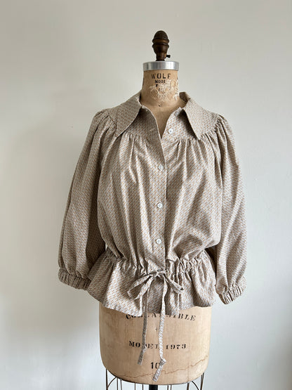 Jorgen Blouse - One of a Kind Upcycled Buttondown Size L/XL #JOR5