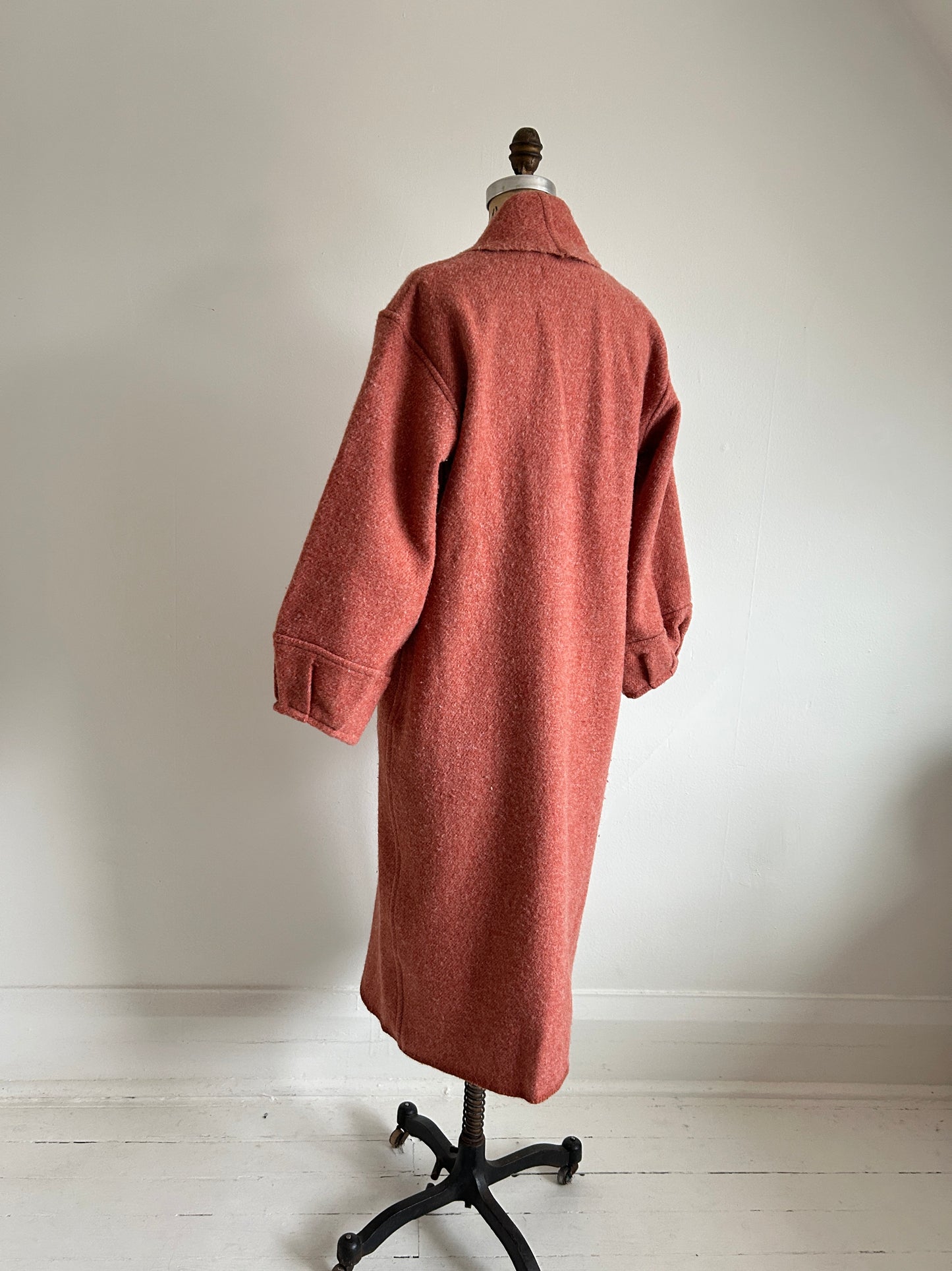 Vivianne Duster with Upcycled Vintage Kenwood Wool Blanket Size S/M #CVDWSM59