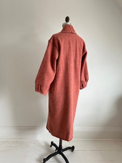 Vivianne Duster with Upcycled Vintage Kenwood Wool Blanket Size S/M #CVDWSM59