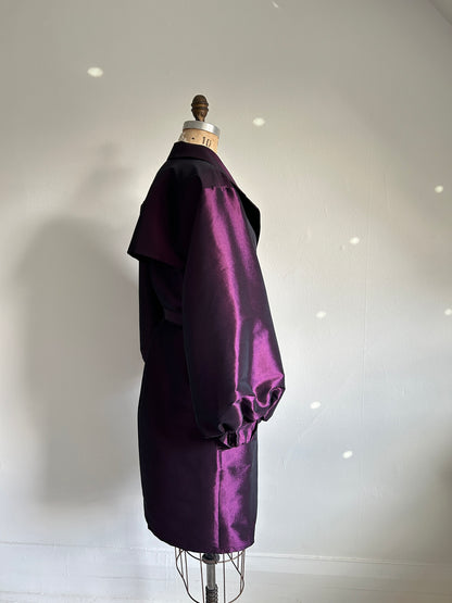 Edit Trench with Lightweight Tafetta Orchid Sizes XS-3X #CTEOR