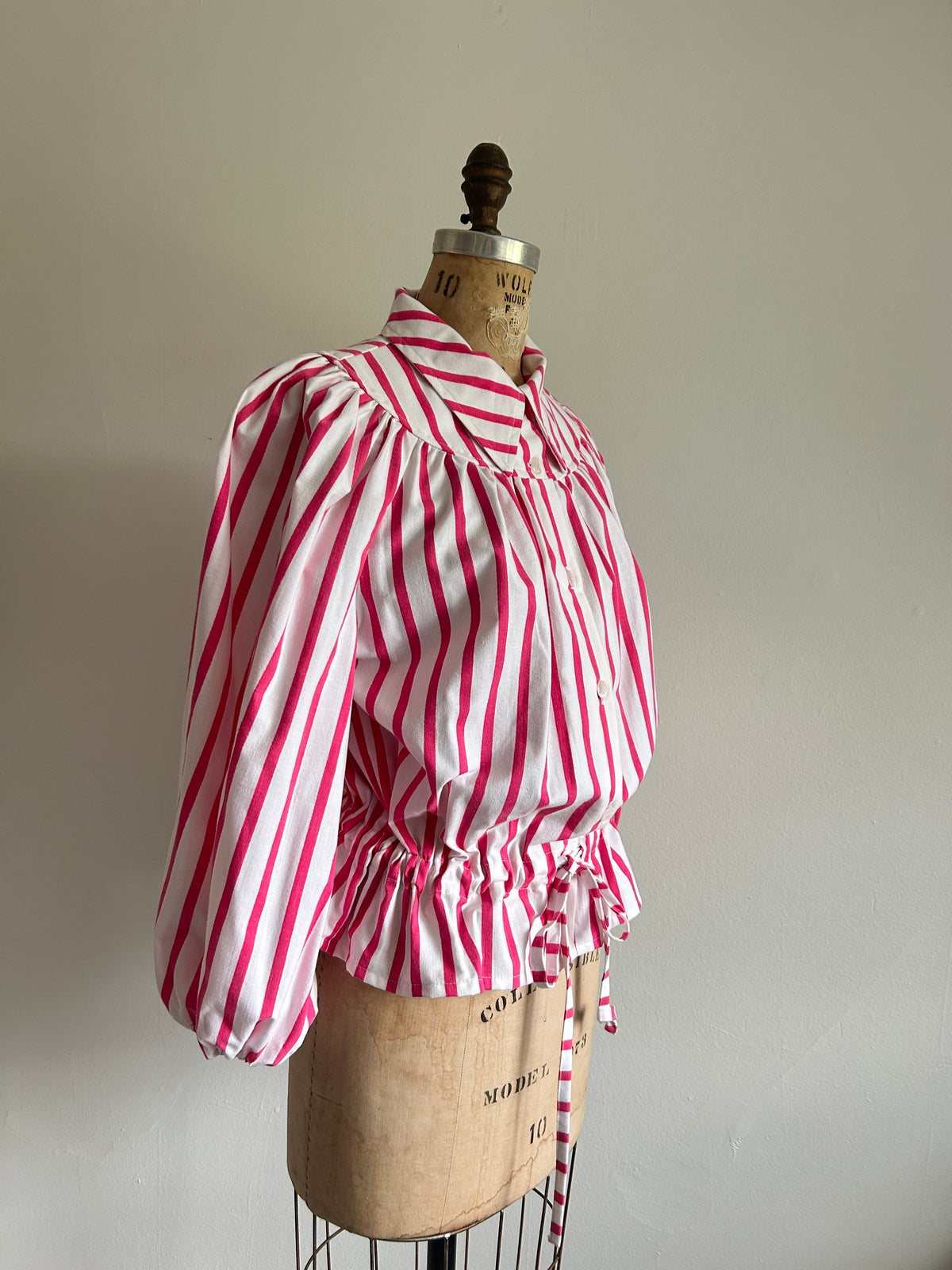 Jorgen Blouse - One of a Kind Upcycled Buttondown Size L/XL #JORLXL19