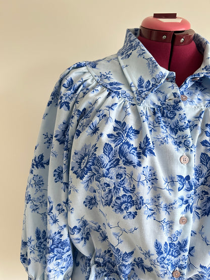 Jorgen Blouse - One of a Kind Upcycled Buttondown Size XL/2X #JOR11