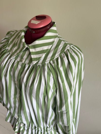 Jorgen Blouse - One of a Kind Upcycled Buttondown Size 2X/3X #JOR23X15