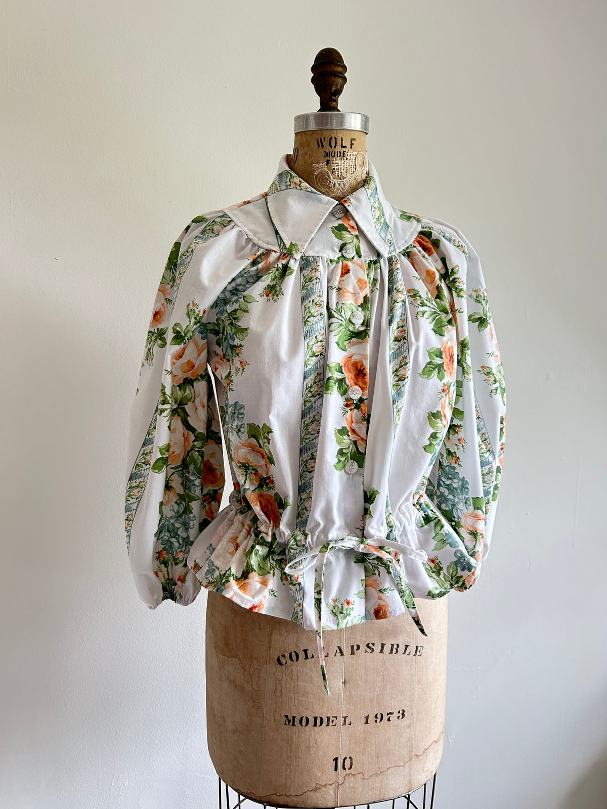 Jorgen Blouse - One of a Kind Upcycled Buttondown Size S/M #JORSM2