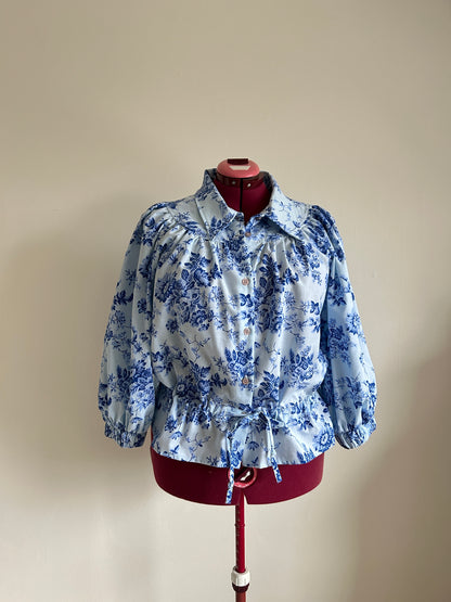 Jorgen Blouse - One of a Kind Upcycled Buttondown Size XL/2X #JOR11
