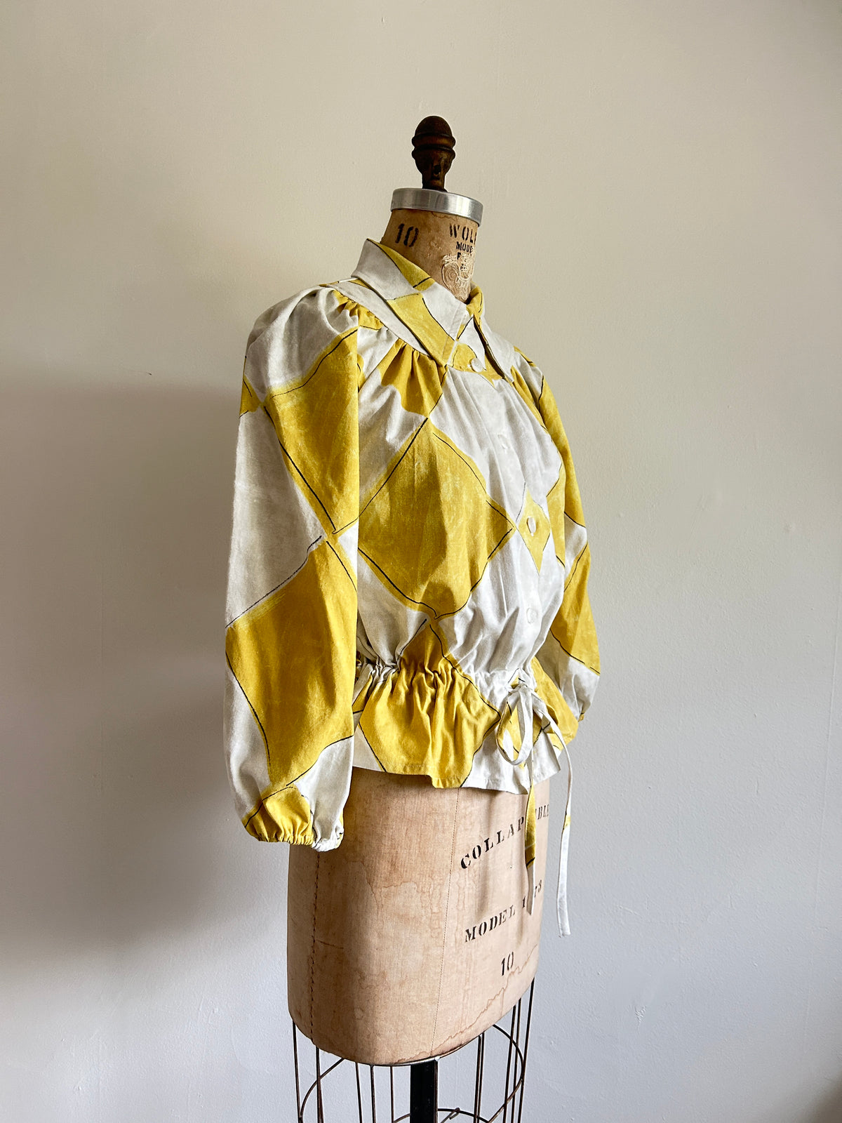 Jorgen Blouse - One of a Kind Upcycled Cotton Buttondown Size XS/S #JORXXS6