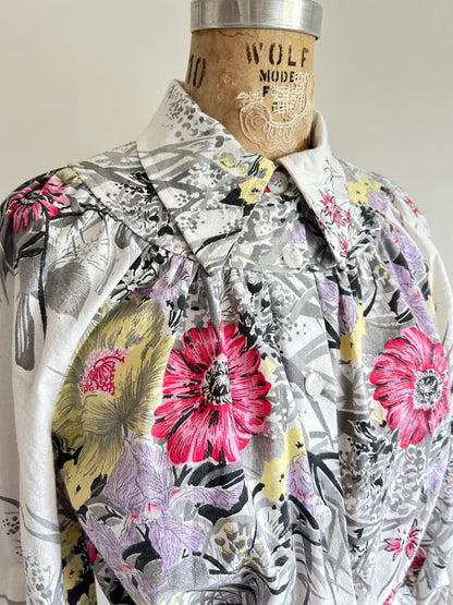 Jorgen Blouse - One of a Kind Upcycled Buttondown Size S/M #JORSM4