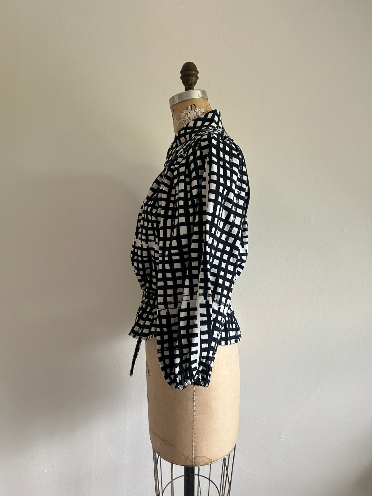 Jorgen Blouse - One of a Kind Upcycled Buttondown Size S/M & 2X/3X #JOR11