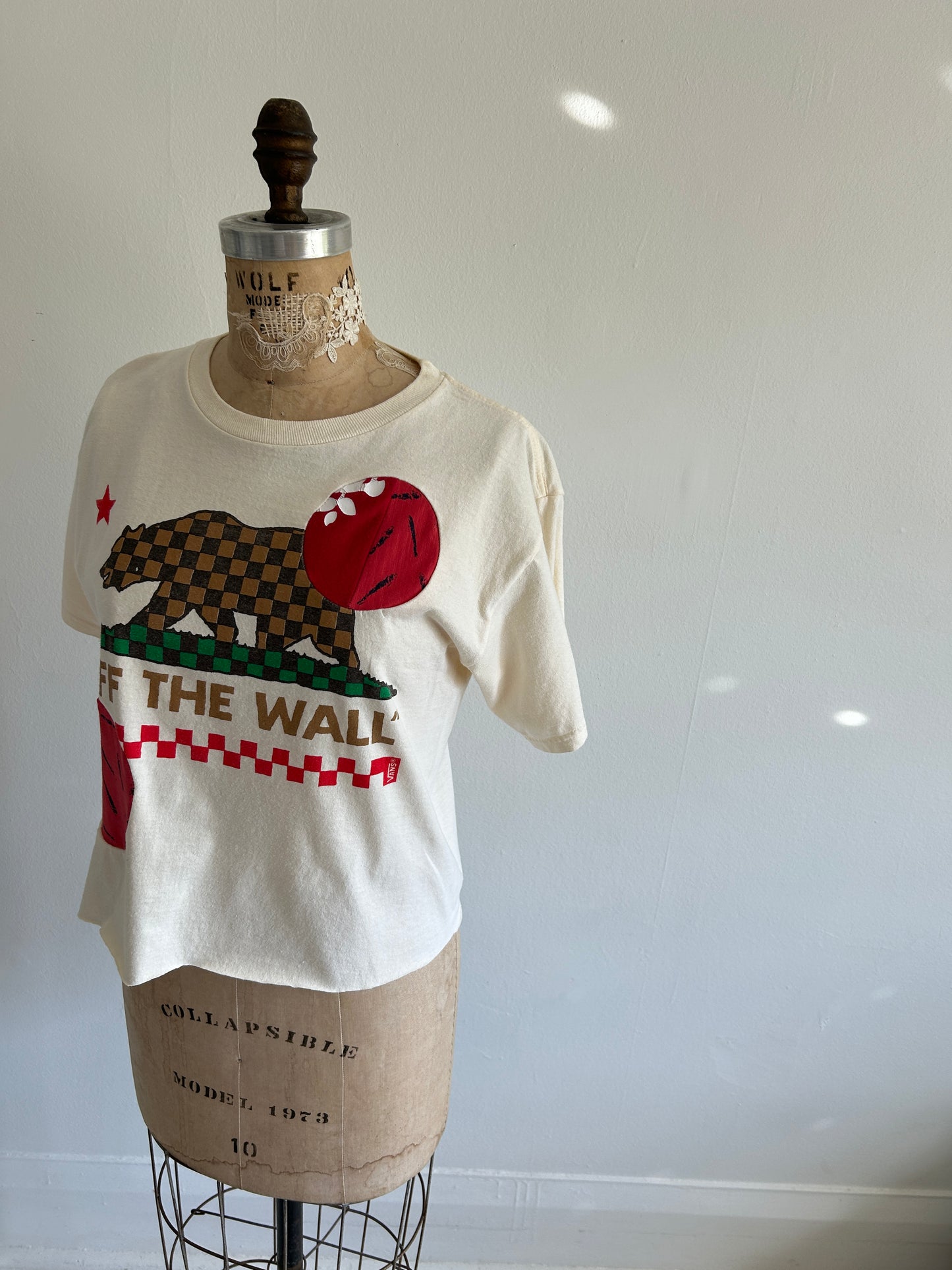 Reworked Preloved Vans Tshirt - Circle Series Size S/M #TSHIRT1