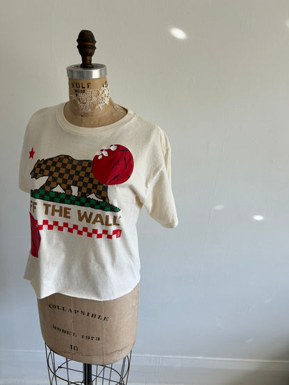 Reworked Preloved Vans Tshirt - Circle Series Size S/M #TSHIRT1