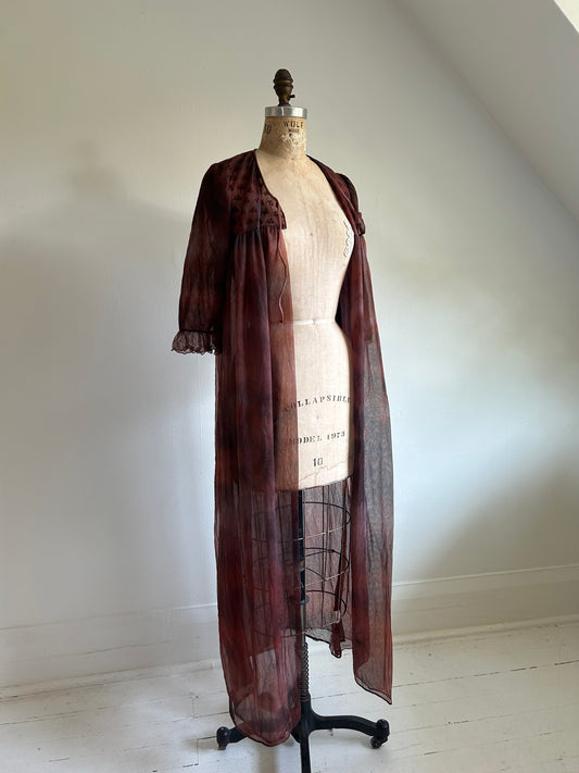 Vintage Hand Dyed Romantic 2 Piece Set Size S #VIN15
