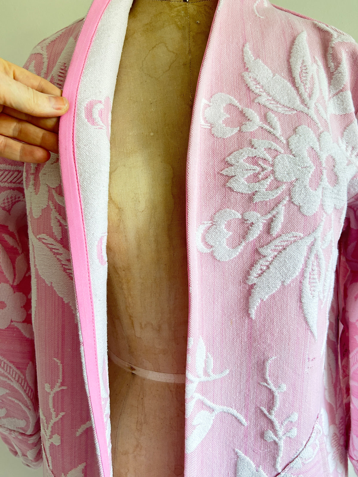 Vivianne Duster with Upcycled Throw Blanket Size S/M & XL/2X #CVDT1