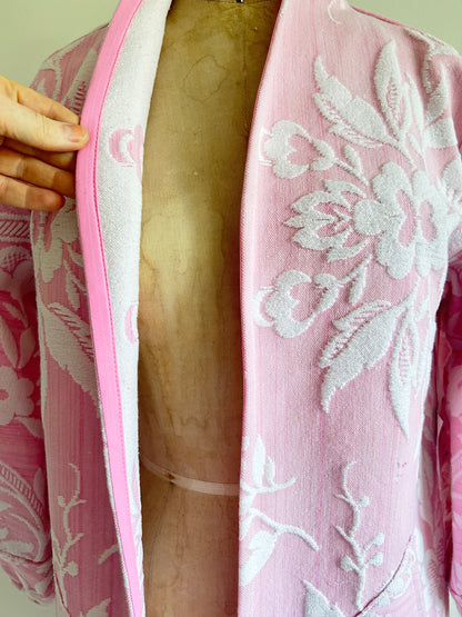 Vivianne Duster with Upcycled Throw Blanket Size S/M & XL/2X #CVDT1
