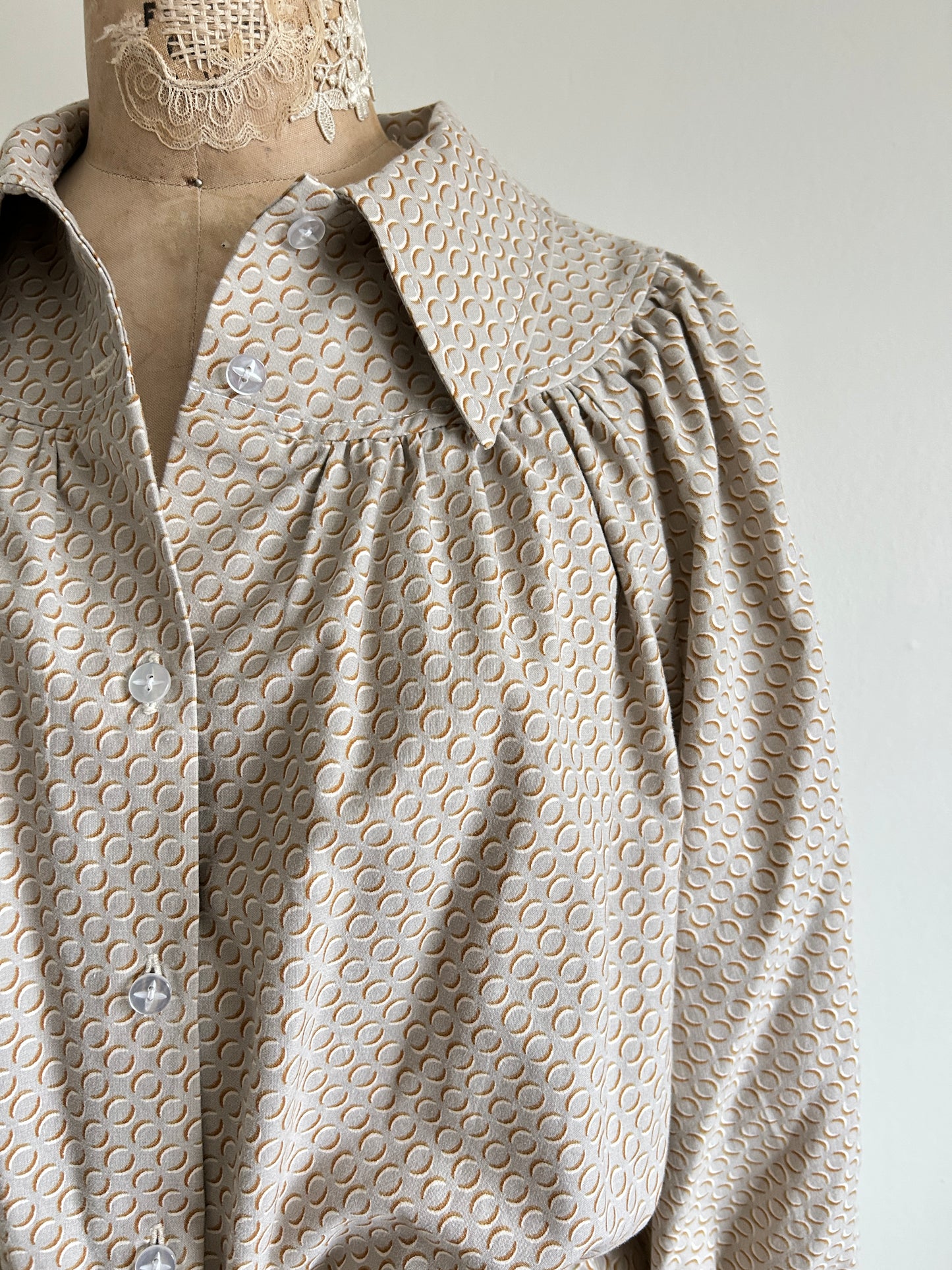 Jorgen Blouse - One of a Kind Upcycled Buttondown Size L/XL #JOR5