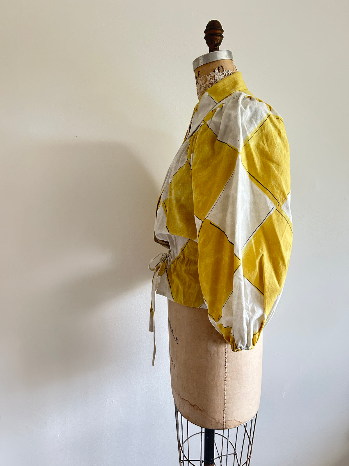 Jorgen Blouse - One of a Kind Upcycled Cotton Buttondown Size XS/S #JORXXS6
