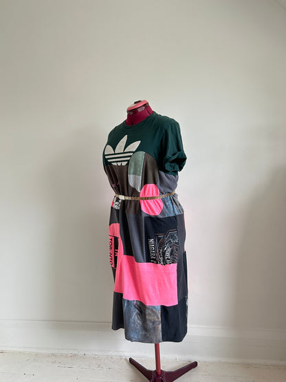 Vintage & Upcycled Tshirt Dress Size XL/2X #TDRESS6