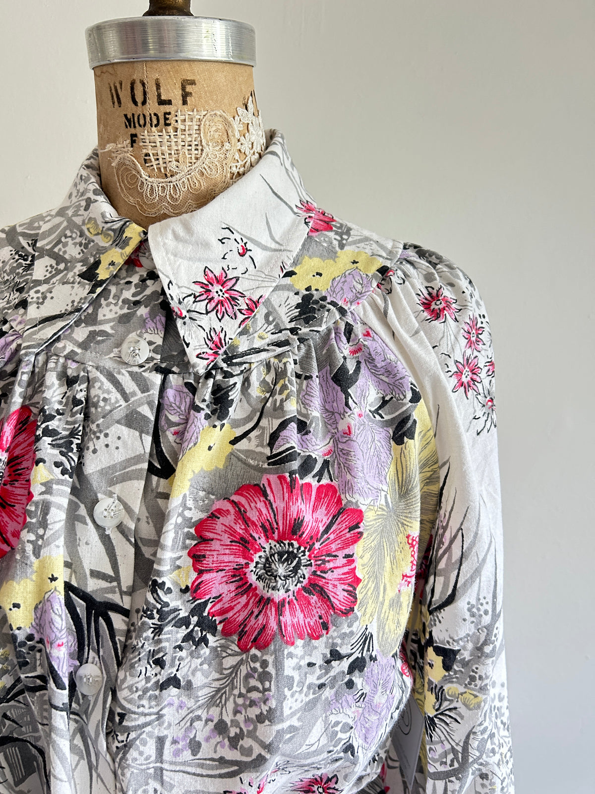 Jorgen Blouse - One of a Kind Upcycled Buttondown Size S/M #JORSM4