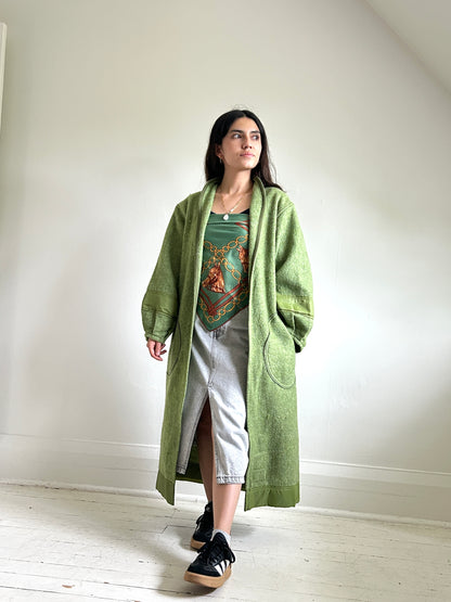 Vivianne Duster with Upcycled Vintage Wool Size S/M #VIVW7