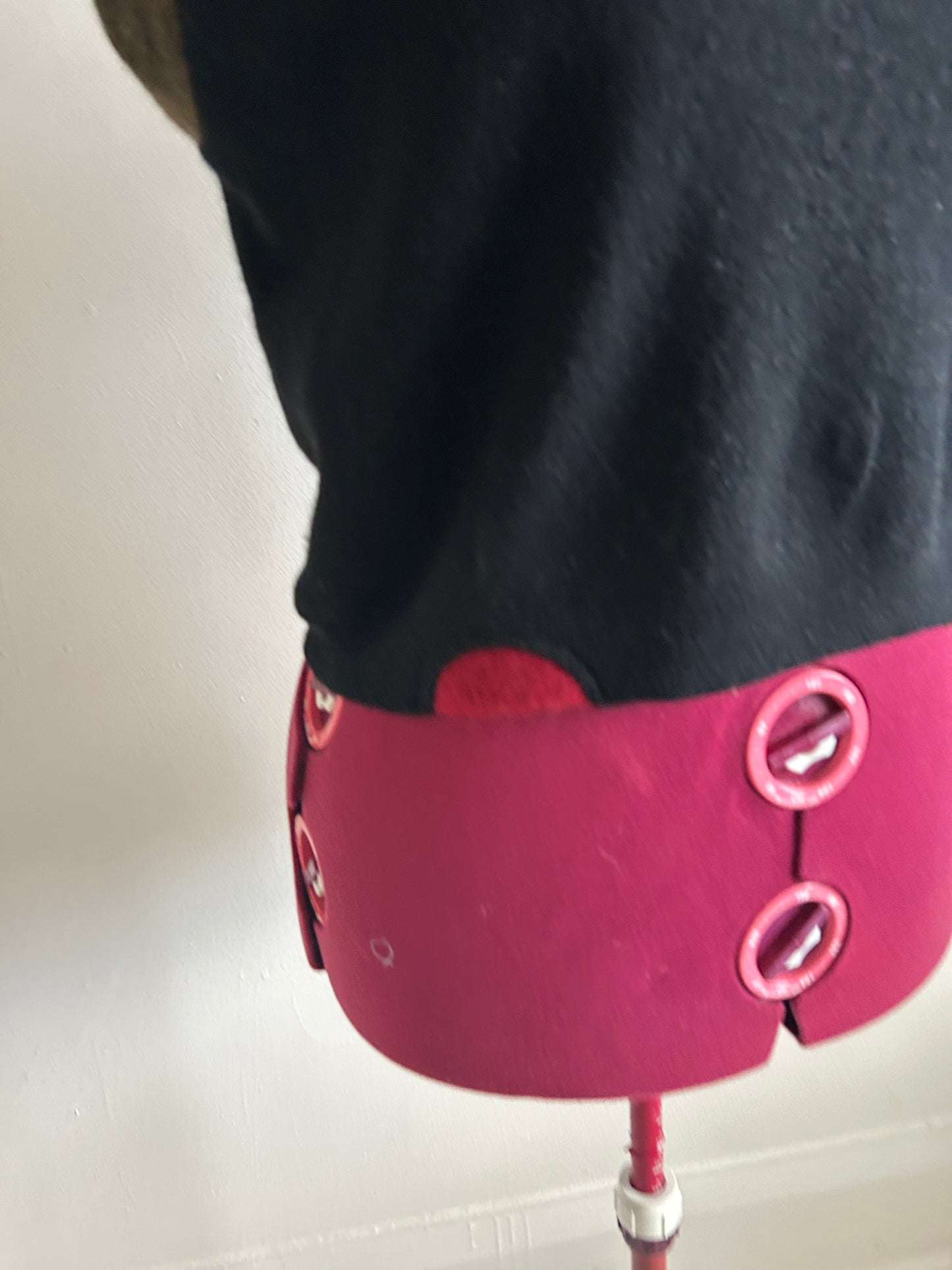 Abstract Art Patched Upcycled Cashmere Vest Size 2X/3X #CAV23X33