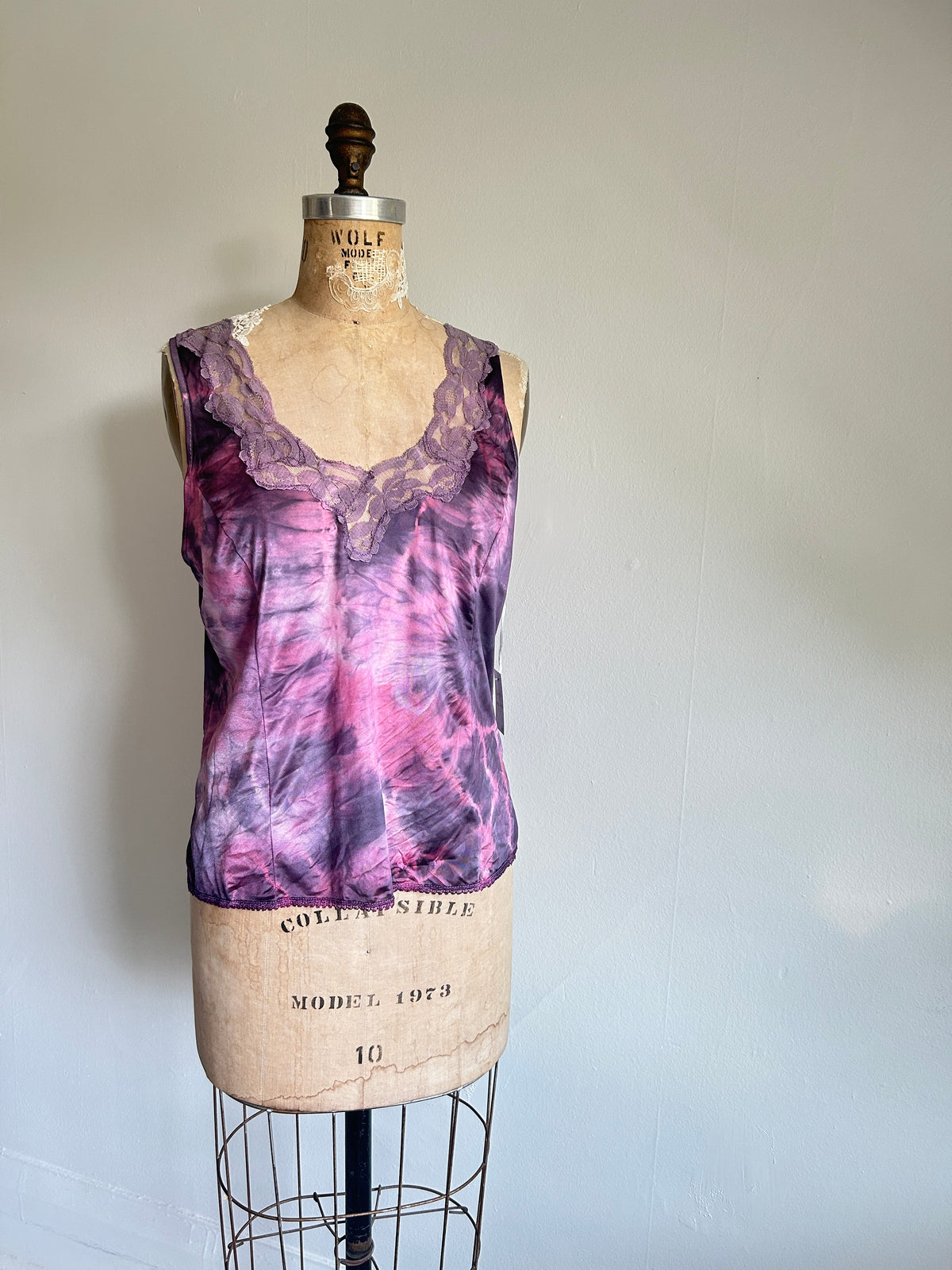 Hand Dyed Vintage Cami Size M/L #VIN12