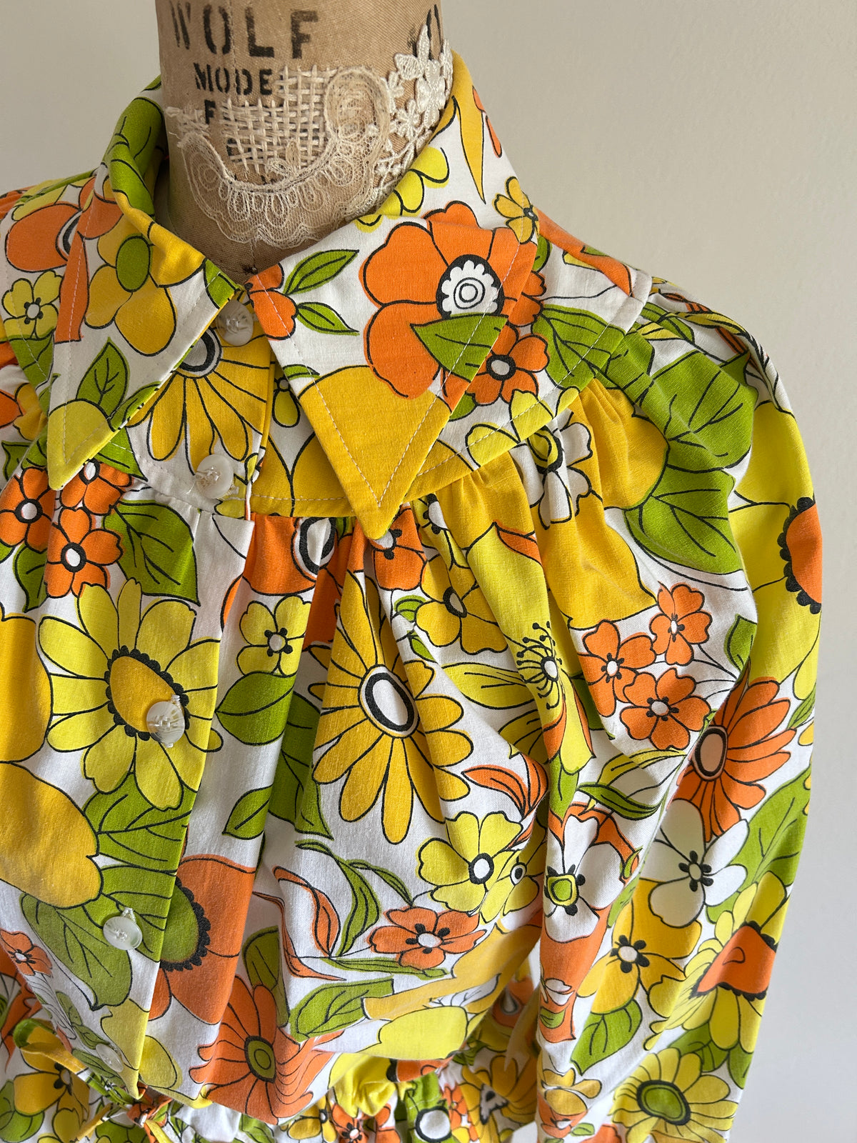 Jorgen Blouse - One of a Kind Upcycled Buttondown Size S/M #JORSM9