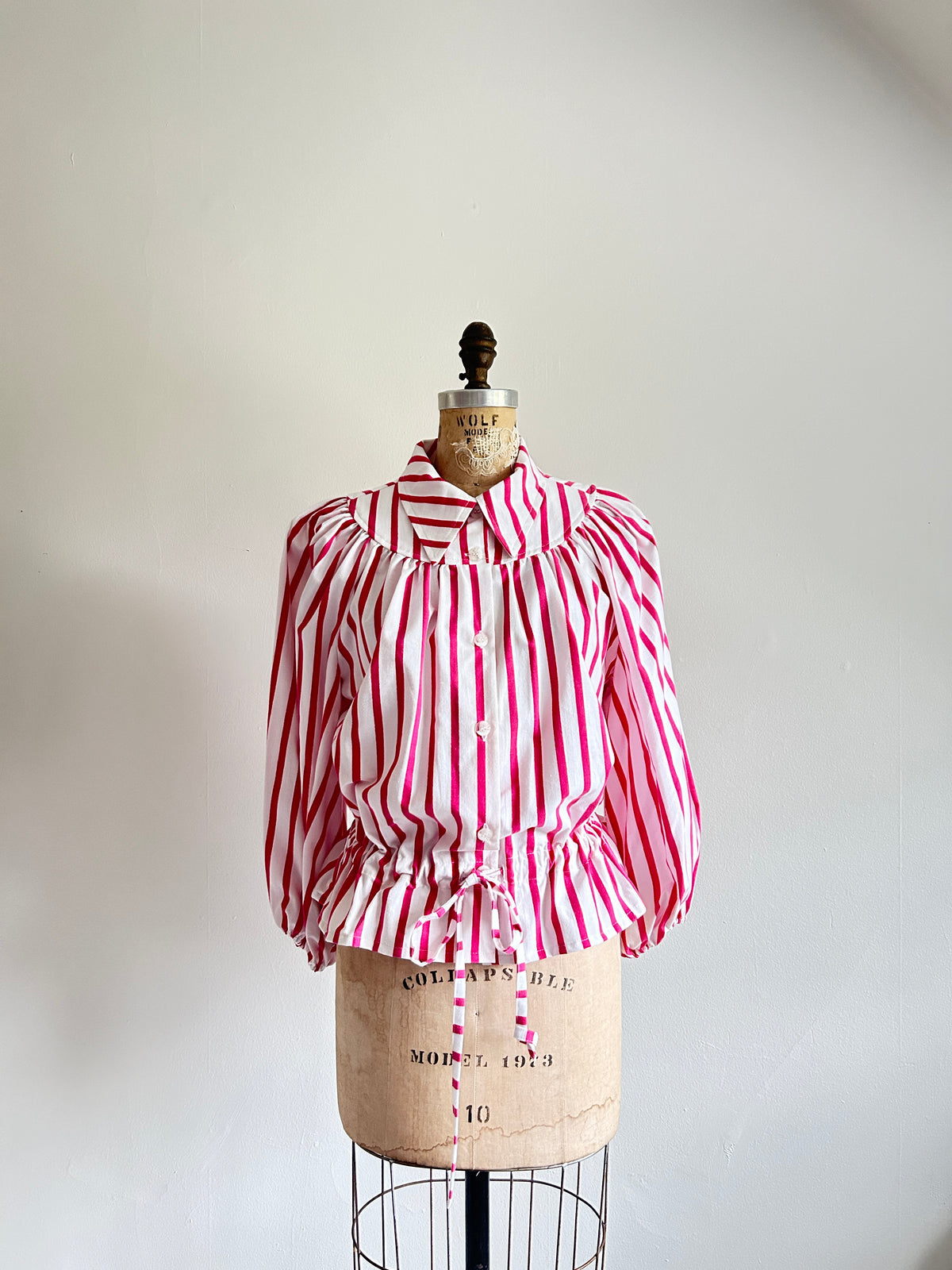 Jorgen Blouse - One of a Kind Upcycled Buttondown Size L/XL #JORLXL19