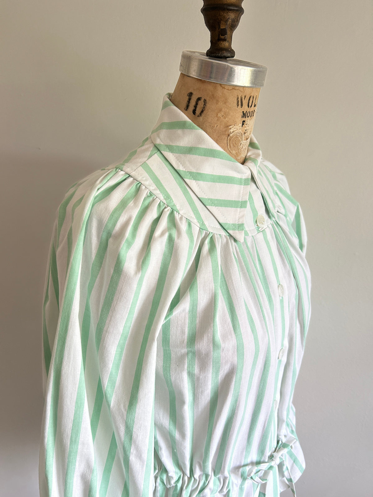 Jorgen Blouse - One of a Kind Upcycled Cotton Buttondown Size XS/S #JORXXS8