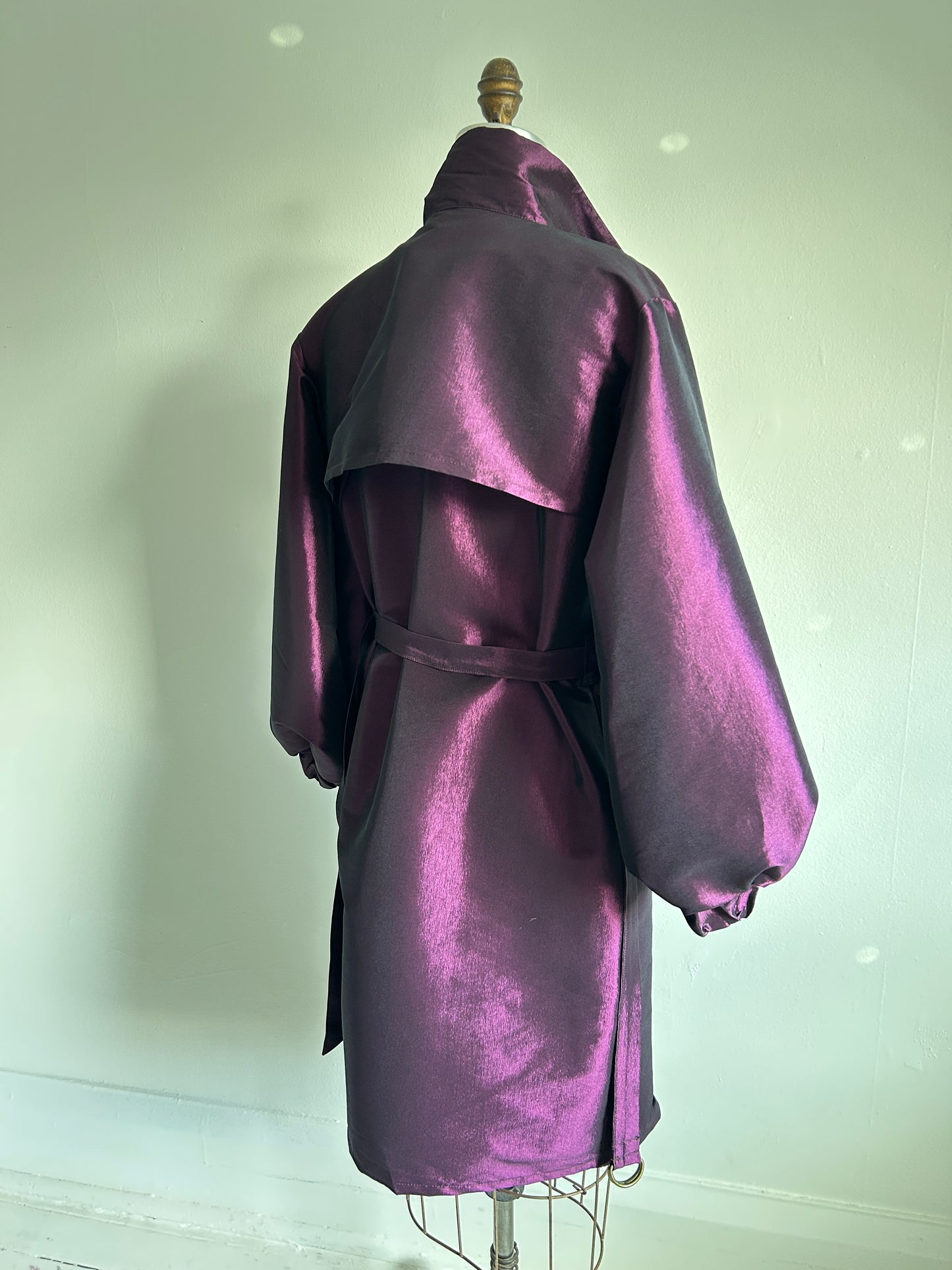 Edit Trench with Lightweight Tafetta Orchid Sizes XS-3X #CTEOR