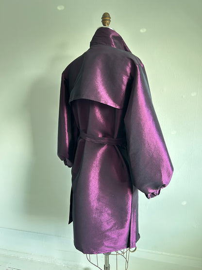 Edit Trench with Lightweight Tafetta Orchid Sizes XS-3X #CTEOR