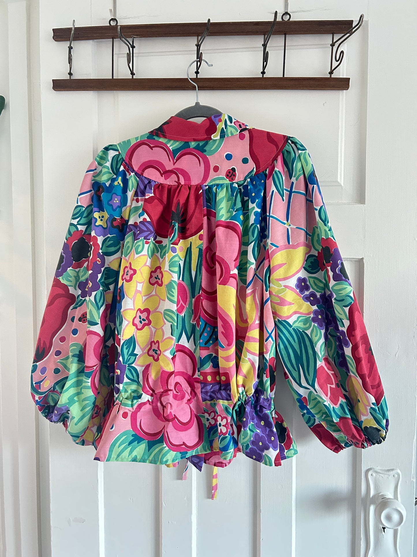 Jorgen Blouse - One of a Kind Upcycled Buttondown Size S/M & 2X/3X #JOR16