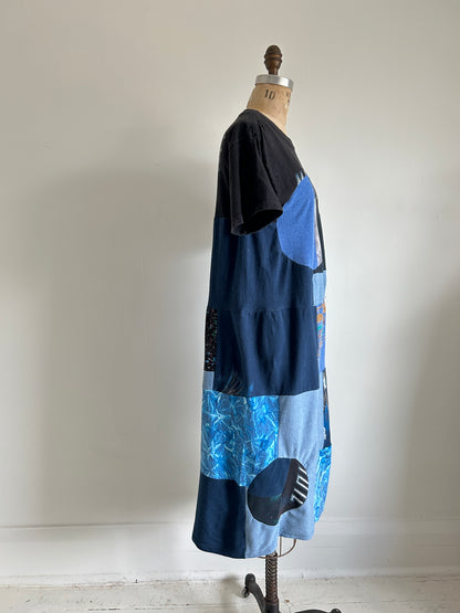 Vintage & Upcycled Tshirt Dress Size S/M #TDRESS9