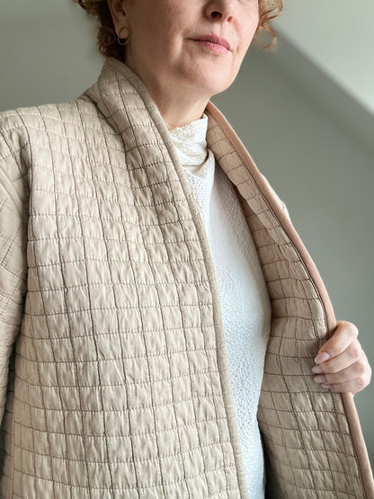 Vivianne Jacket Upcycled Quilt Size M/L #CVJQML108