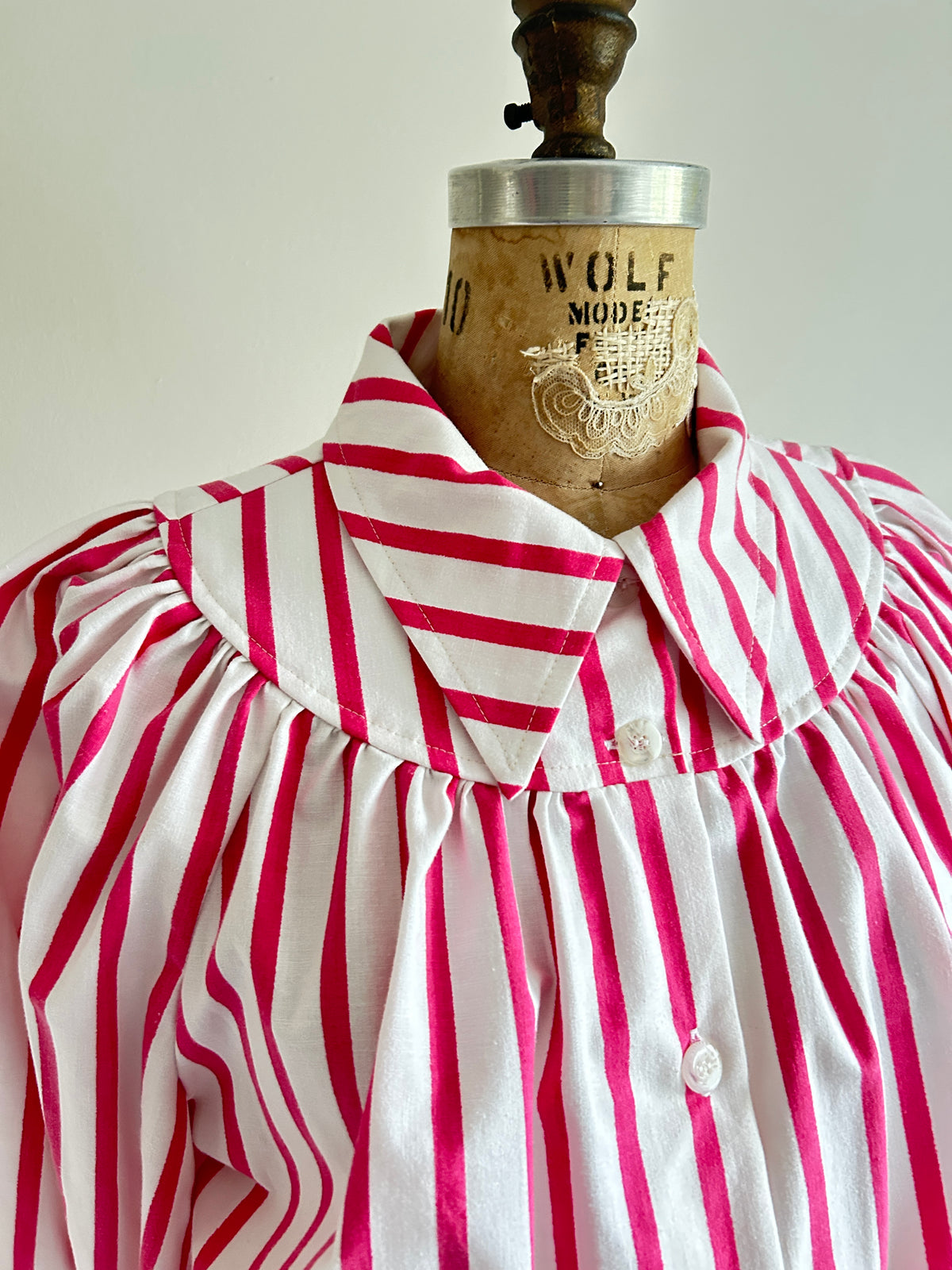 Jorgen Blouse - One of a Kind Upcycled Buttondown Size L/XL #JORLXL19
