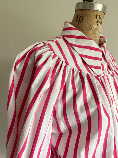Jorgen Blouse - One of a Kind Upcycled Buttondown Size L/XL #JORLXL19