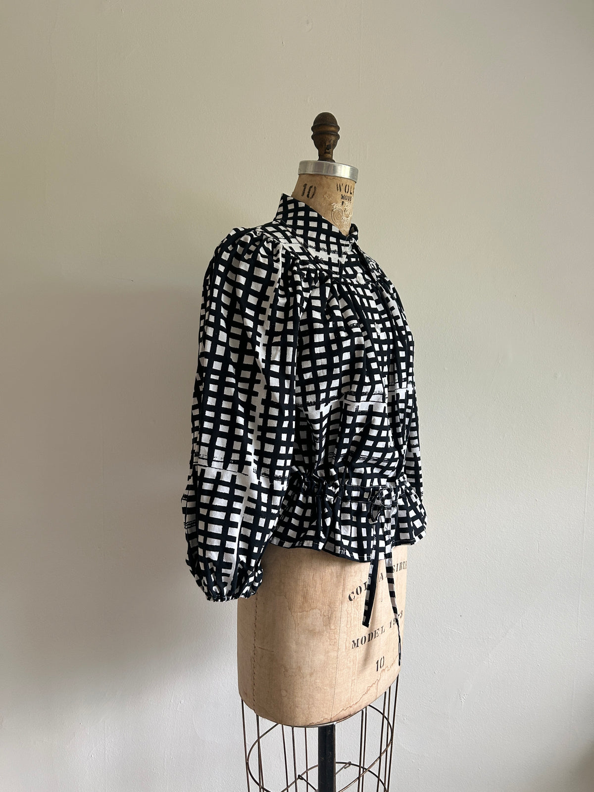 Jorgen Blouse - One of a Kind Upcycled Buttondown Size S/M & 2X/3X #JOR11