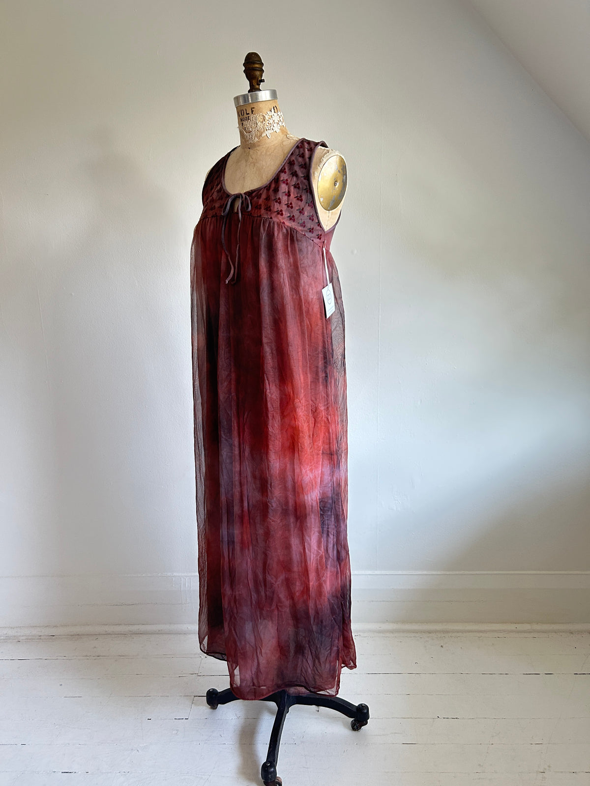 Vintage Hand Dyed Romantic 2 Piece Set Size S #VIN15