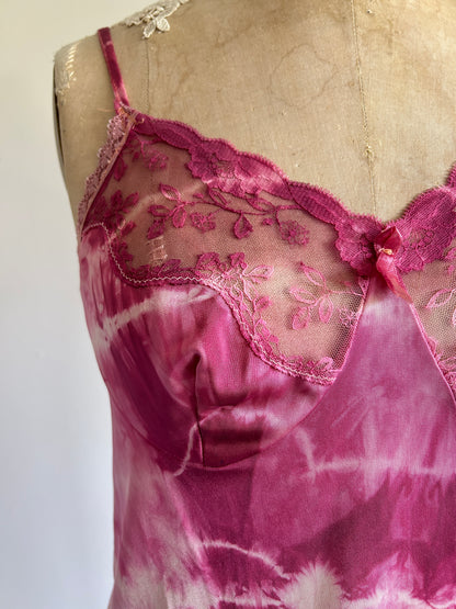 Hand Dyed Vintage Slip Dress Size S/M #VIN22