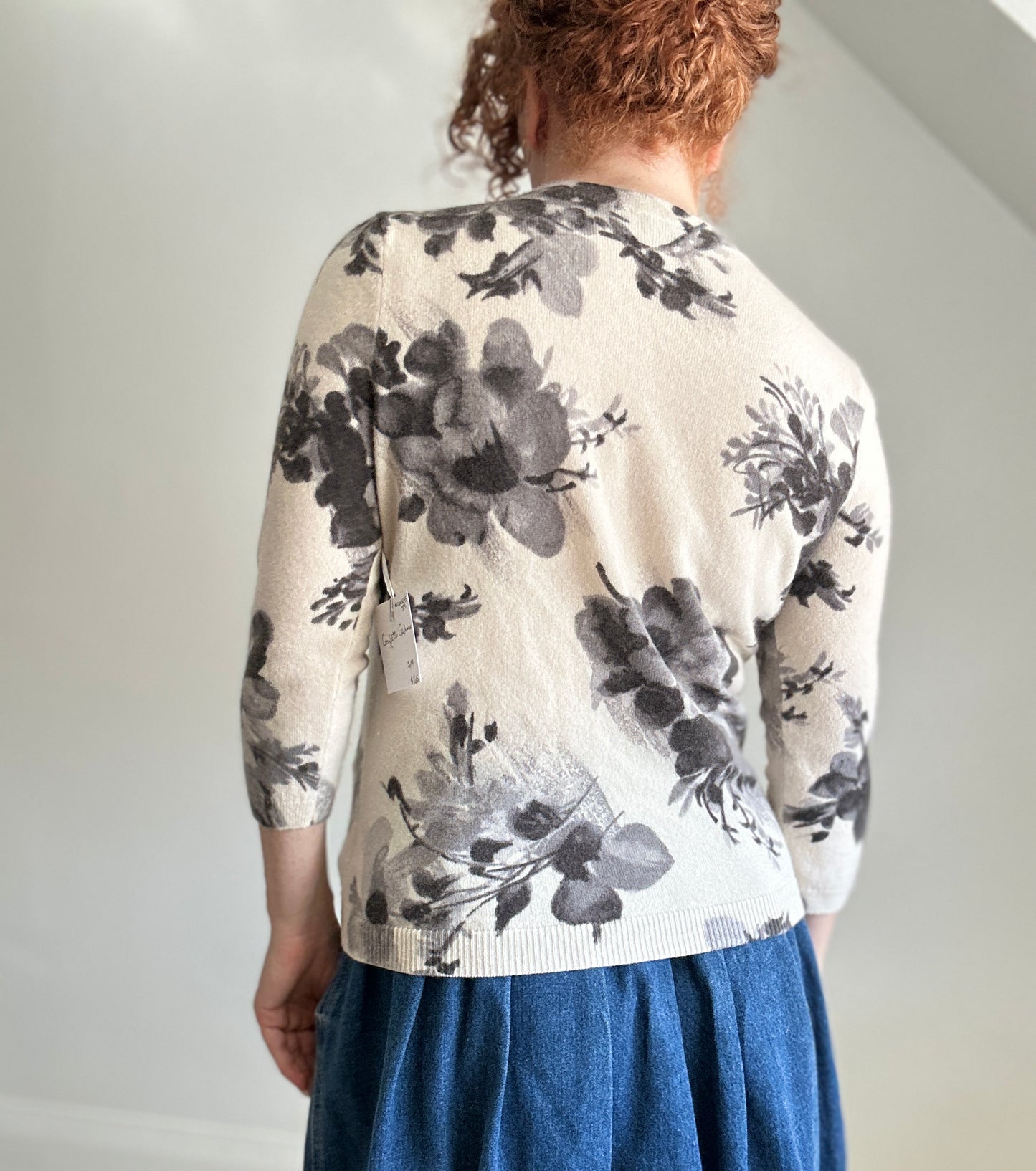 Needlefelted Confetti Cashmere Sweater S/M #CONCASSM1
