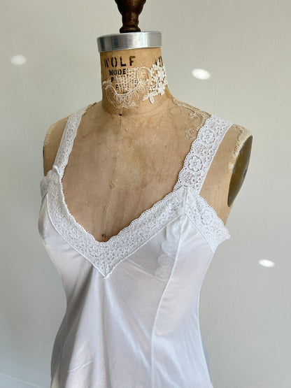 Vintage off white Lace Cami Slip Size XS/S #VIN1