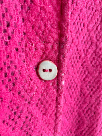 Trench with Vintage Wool Blanket Size 2X/3X #CTDW23X6