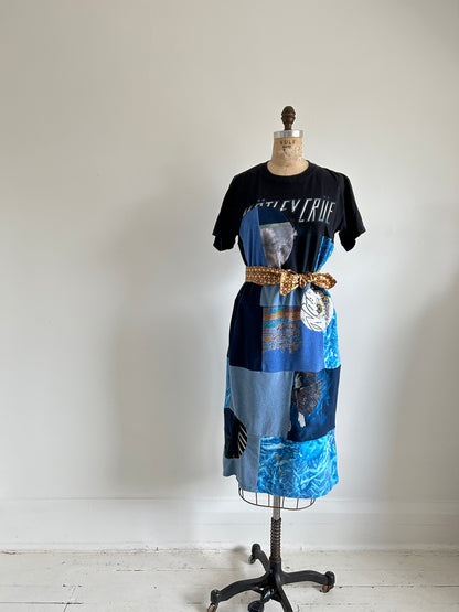 Vintage & Upcycled Tshirt Dress Size S/M #TDRESS9