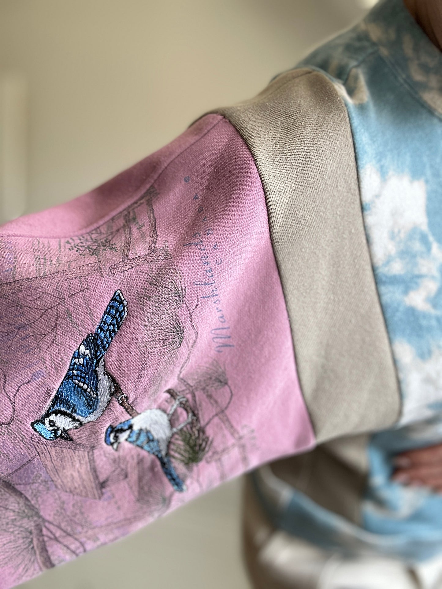Upcycled Vintage Reworked Sweatshirt M/L #SWML1